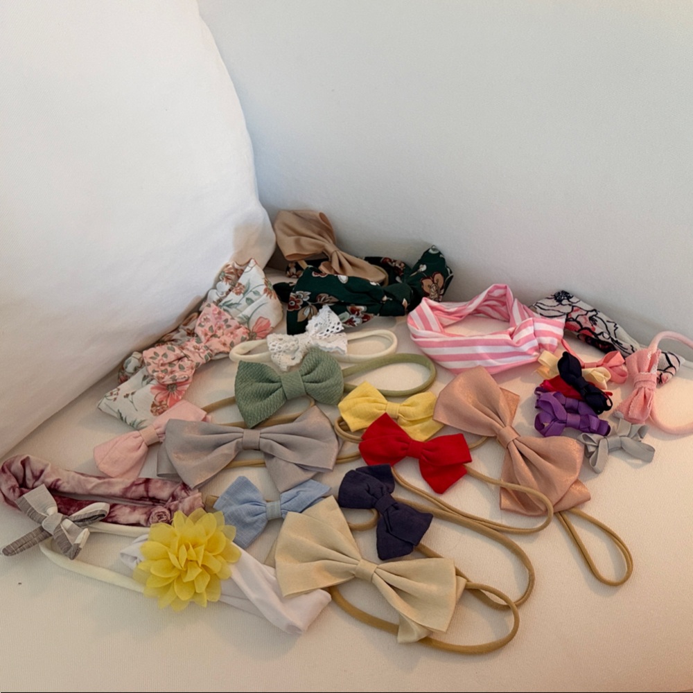 Colorful Kids Hair Bow Set